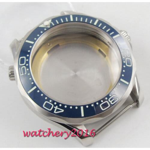 41mm Steel Stainless Ceramic Bezel Sapphire Glass Watch Case Fit For NH35 NH36 Movement