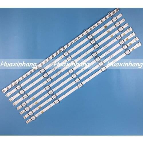 8pcs/set LED Backlight Strip For UN49j5200 UN49J5290 UN49J5290AG HG49NJ477 UN50J5200 49 FHD-R L-180319-JEDI BN96-46573A 46572A