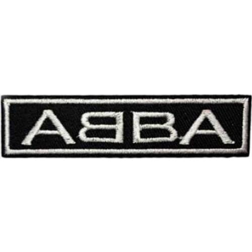 ABBA Rock Punk retro applique iron on patch heavy metal music band sew on Biker Vest badge