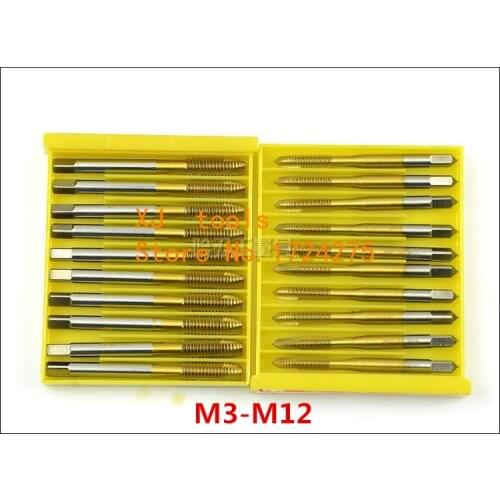 Free delivery 7PCS M3-M12 straight slot machine for tapping machine of stainless steel wire for special Sizhui attack
