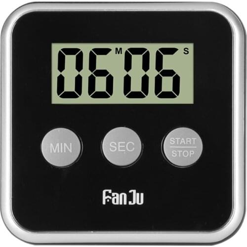 Digital Kitchen Timer Cooking Clock LCD Screen with Magnet Count Up Countdown Alarm Laboratory Stopwatch