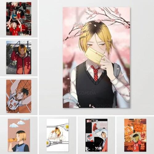 Home Decoration Canvas Prints Poster Japan Anime Girl Wall Artwork HD Painting Modular Volleyball Haikyuu Pictures Living Room