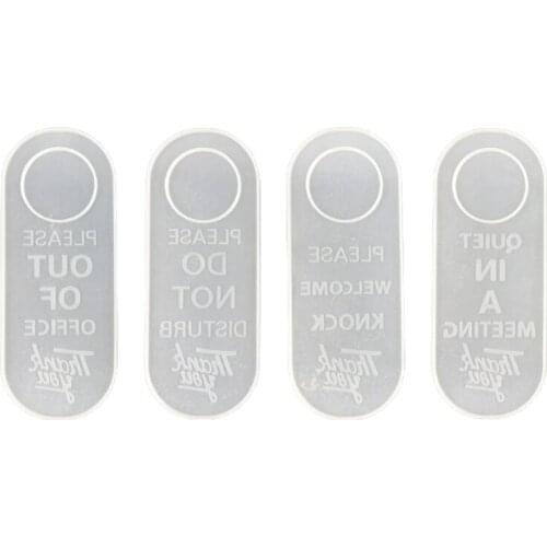 Do Not Disturb Door Hanger Sign Silicone Mold Out of Office Sign Mold Ideal for Office Home Clinic Dorm Online Class