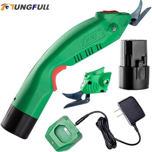 220V battery scissors electric Rechargeable Electric Scissors Cloth Carpet Leather Cutting Tool Cordless Sewing Shear Fabric