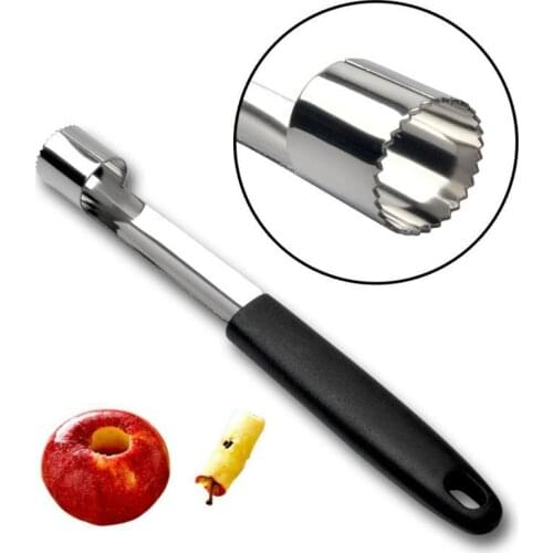 Stainless Steel Apple Corer Remove Tool Apple Corer Pitter Pear Fruit Pit Kitchen Easy Core Remove Tool Gadget Remover Pepper