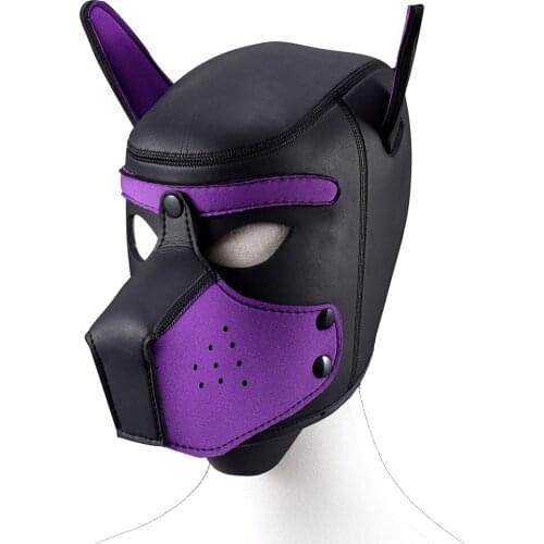 Mask for Face FashionSM Appealing Dog Headgear Adult Sex Training Supplies Cosplay Ball Dress Up Toys Alternative Clothing
