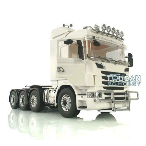 LESU 1/14 Metal 6*6 Chassis Sca Hercul Tractor Truck Bumper Lights Grille THZH1008-SMT2