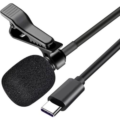 Mini Microphone Mic USB C Type-C Mic Condenser Audio Recording For Huawei Xiaomi Samsung Android Phone USB C Microphone
