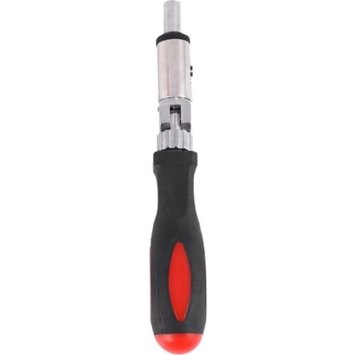 0-180 Degree Multi Function Ratchet Screwdriver 1/4 Inch Inside Hexagon Interface Adjustable Angles Screwdriver