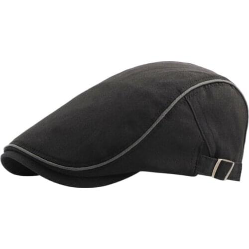 2018 spring and summer new Korean cotton beret mens wholesale British cap female universal breathable