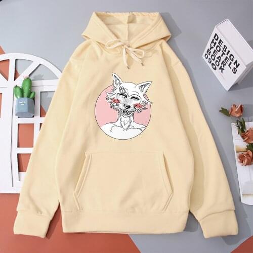Anime BEASTARS Hoodies Furry Manga Wolf Louis Pullover Fashion Harajuku Women Sweatshirt Unisex Oversized Loose Girl Streetwear