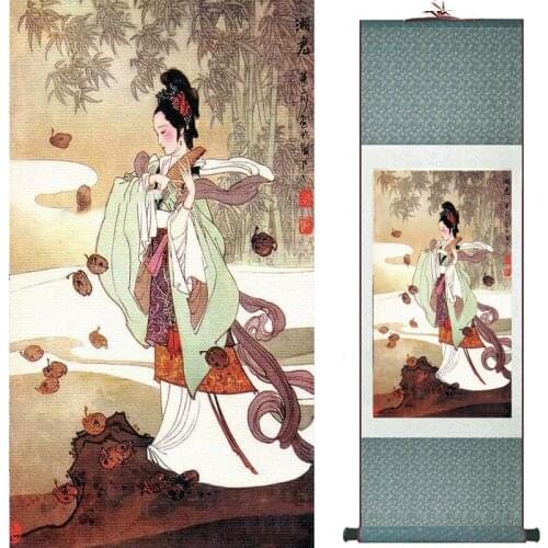 Traditional Chinese art painting Silk scroll painting Chinese wash painting 20190731013