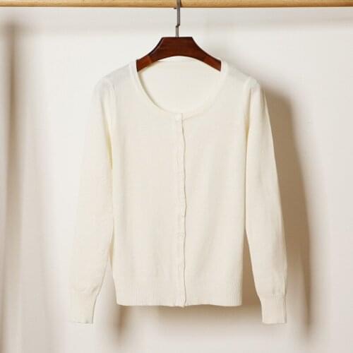 New delivery Long sleeve candly knitwear cardigan sweater young girl students spring autumn short thin coat