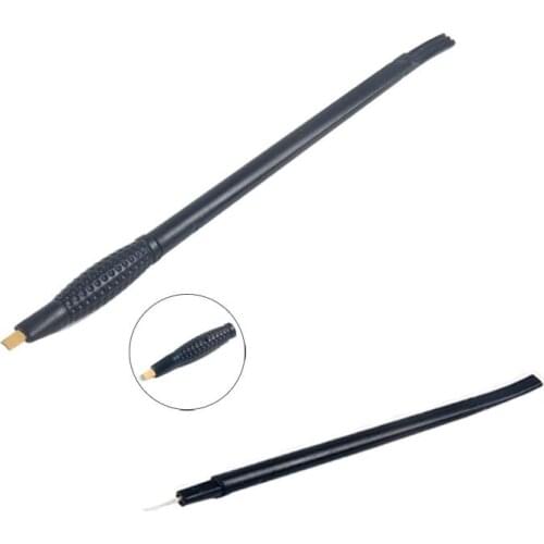 Perament Makeup 3D Eyebrow Tattoo Microblading Pen Disposable Double Use Eye Brow Laminas Tebori Blades Tattoo Manual Pen