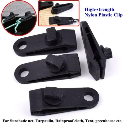 1~50pcs Plastic Tarpaulin Clamp Sunshade Net Clips Rainproof Cloth Tent Clip Greenhouse Installation Hook Fence Hang Expand Tool