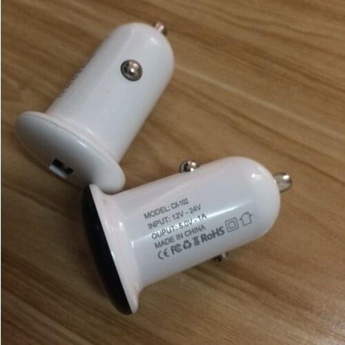 100pcs/lot High quality Universal 5V 1A Mini Mirco USB Car Charger Adapter For Apple iPhone for Samsung Mobile Phone