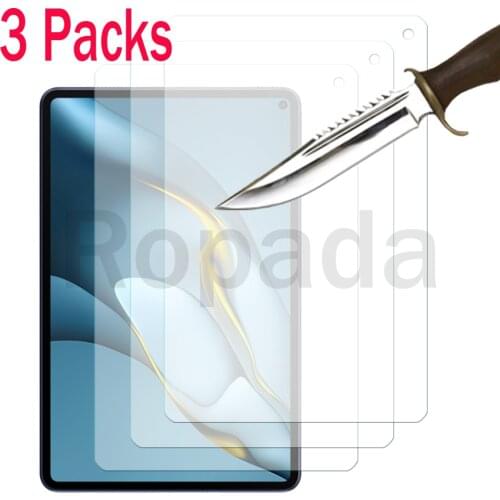 3 Packs Tempered glass screen protector for Huawei matepad pro 10.8 2021 release new version 10.8'' tablet protective film
