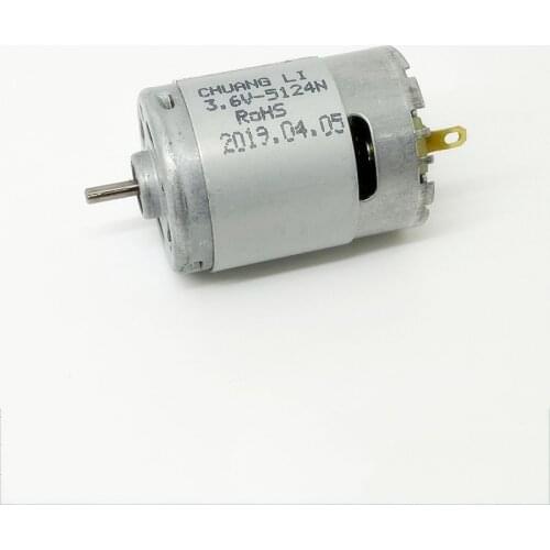 380 Carbon Brush Motor DC 3.6V High Speed Toy Model Electric Red Wine Bottler Motor RS380PH-5124NL