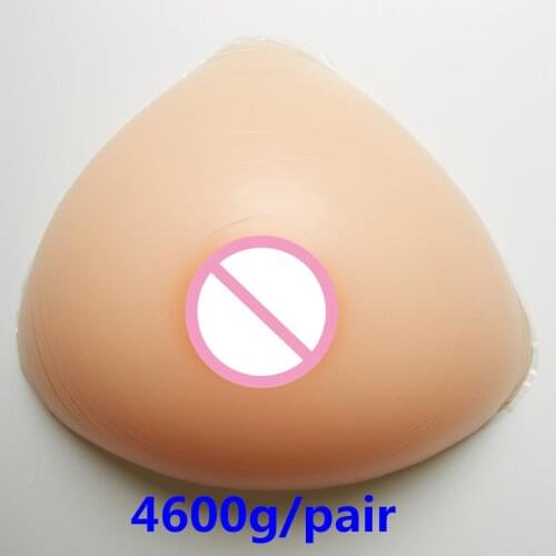 4600g/pair Fake Boobs Adhesive False Breasts Silicone Breast Enhancer For Crossdresser Drag Queen Shemale Transgender