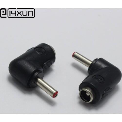 5.5 x 2.1 mm female to 3.5 x 1.35 mm male DC Power Connector Adapter Laptop 5.5*2.1 to 3.5*1.35 90 Degrees Plugs