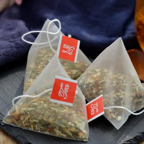 6.5*8cm Empty Disposable Teabags with Label String Nylon Filters Herb Tea Infuser Strainers Kitchen Gadgets LX4898