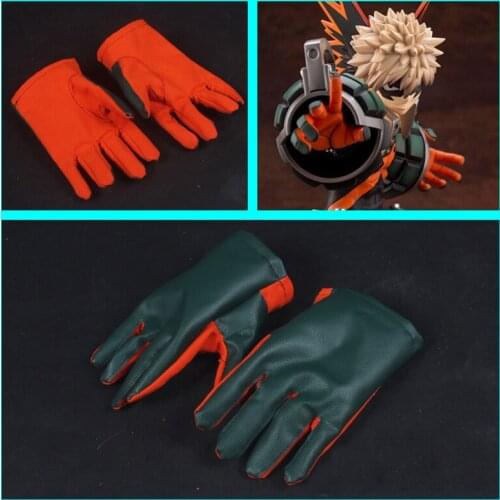 Anime My Hero Academia Bakugou Katsuki Gloves Armour Armor Unisex Cosplay Prop Accessory Collection