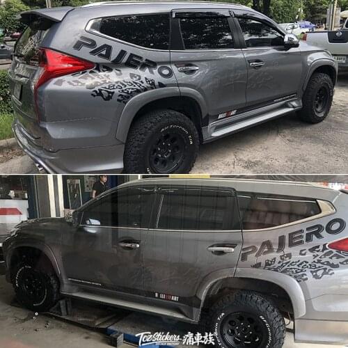 Car sticker FOR Mitsubishi Sport 2020 exterior decoration decal new Pajero body sticker