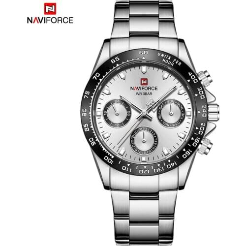 NAVIFORCE Top Business Brand Luxury New Watches For men Military Sport Warterproof Man watch Casual Style Date Male Clock NF9193