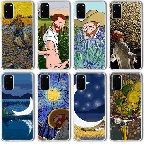 Painting Art Case for Samsung Galaxy A51 S21 S20 A71 A52 A72 A12 A21S A50 A70 S10 S10e S9 S8 FE NOTE 20 10 Ultra Plus Lite TPU