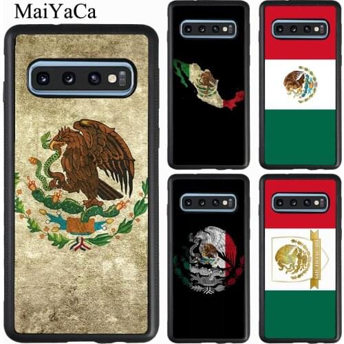 Mexico Flag Case For Samsung Galaxy A71 A51 A21S A40 A50 A70 A20e A31 M21 S9 S10 S20 Plus Note 20 Ultra