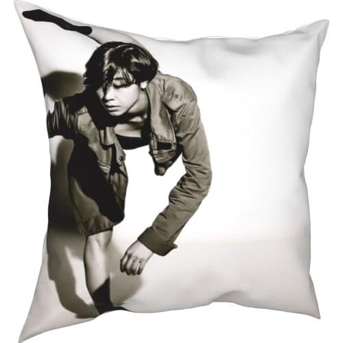 Yoga body movement decorative cushion cover simple style cushion cover 45cm linen pillow case culture linen pillow case