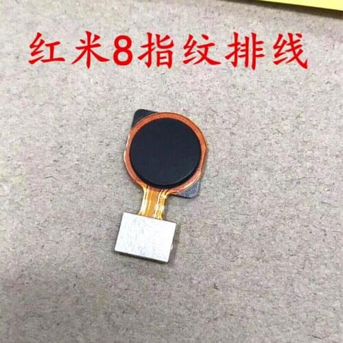 For Redmi 8 8A 9 9A 9C 9T 10X GO Fingerprint Sensor Home Button Flex Cable Touch Repair Parts