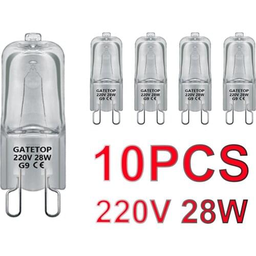 Hot Size Halogen Lamp G9 28W 220V Crystal Chandelier Home Decoration