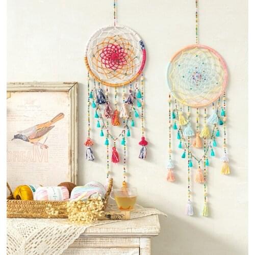 Handmade Dreamcatcher DIY Weaving Material Box Crochet Cotton Thread Hand Knitted Wool Ball Material Box