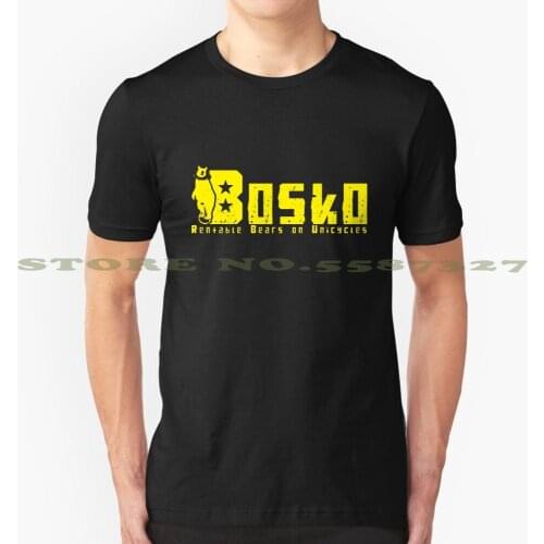 Bosko Summer Funny T Shirt For Men Women Bears Russia Soviet Union Communism Stalin Marx Motherland Unicycles Bears On