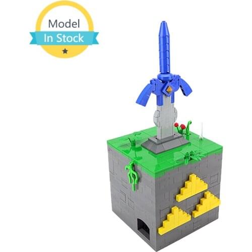MOC Mysterious Box The Master Sword Building Block Intelligence Decoding Bricks Model Educational Creative Toys Childrens Gifts