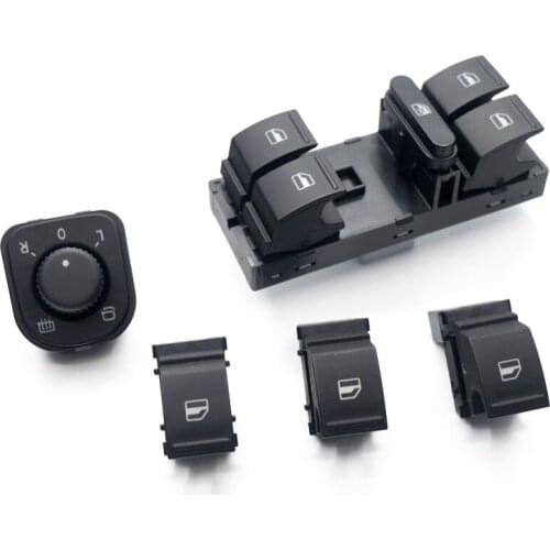 New Mirror Power Window Cntrol Switch Console For VW jetta mk5 golf 5 6 tiguan passat b6 CC1F0 959 855 1K4 959 857 1K0 959 565J