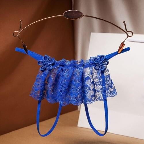 New Lace Crotchless Lingerie G-String Thongs Womens Panties Transparent Low Waist Sexy Underwear women Female Exotic Intimates