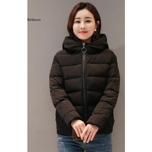 New Winter Short Womens Jacket Large Size 4Xl 5Xl 6Xl Female Hood Women Parka Plus Size Cotton Down Jacket Autumn