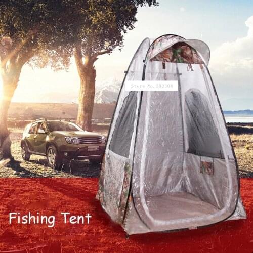 Winter Fishing Tent Single Person Waterproof Summer Pop Up Tent Portable Automatic Opening Outdoor Tent Rainproof UV Protection