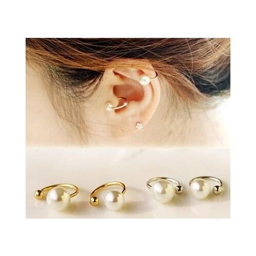 Punk Hollow U Shape Earrings Non Pierced Ear Bone Ear Earring For Women And Men Jewelry Oorbellen Brincos Bijoux 1PCS