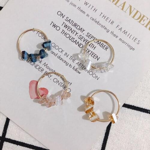 6 PC Copper & Glass Charms Pendants For Necklace Making Gold Color Champagne Round 22mm x 20mm DIY Jewelry