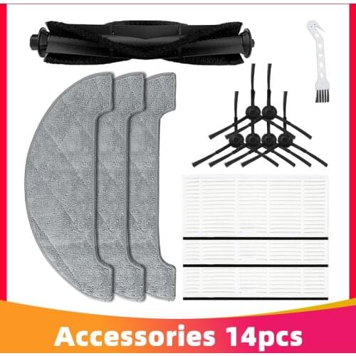 Roller Brush Hepa Filter Mop Cloth Replacement Kit for Proscenic M7 Max Vacuum Cleaner Spare Parts