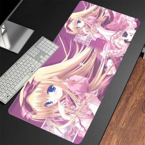 Pink Girl Rubber Xxl Large Mouse Pad Mini Pc Office Gaming Accessories Desk Mat Notebook Computer Mousepad One Piece Wholesale