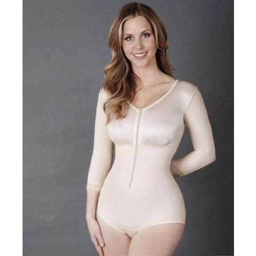 Abdominoplasty Tummy Control Slimming Body Shaper Front Zipper Closure Easy Application Panties Tightening The Stomach
