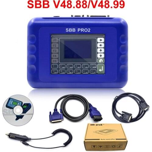 V46.02 V48.88 48.99 SBB Key Pro2 OBD Auto Car Key Programmer Support Toyota G Chip No Tokens Limited Multi-Language With CDs