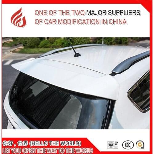 High quality ABS black white or primer unpainted color car rear wing roof spoiler for Kuga 2015 2016 2017 2018