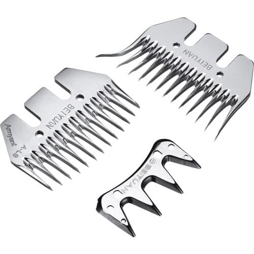 High Quality Sheep Goats Comb Shearing Clipper Straight Curved 13 Tooth Blade Alternative For Sheep Clipper Shears Scissors Part