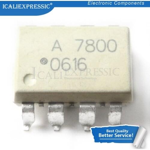 10PCS HCPL-7800 HCPL7800 A7800 A7800A DIP-8 SMD-8 In Stock