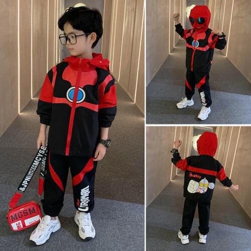 2021 New Baby Boys winter Autumn Sweatshirt Sports Tracksuits Kids Clothing Casual Clothes Coat + Pant 5 6 7 8 9 10 11 12 year